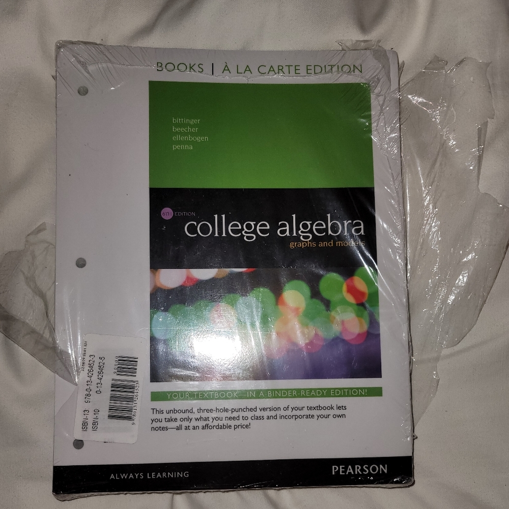 College Algebra Book